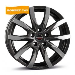 CW5 mistral anthracite glossy polished 6.5x16
